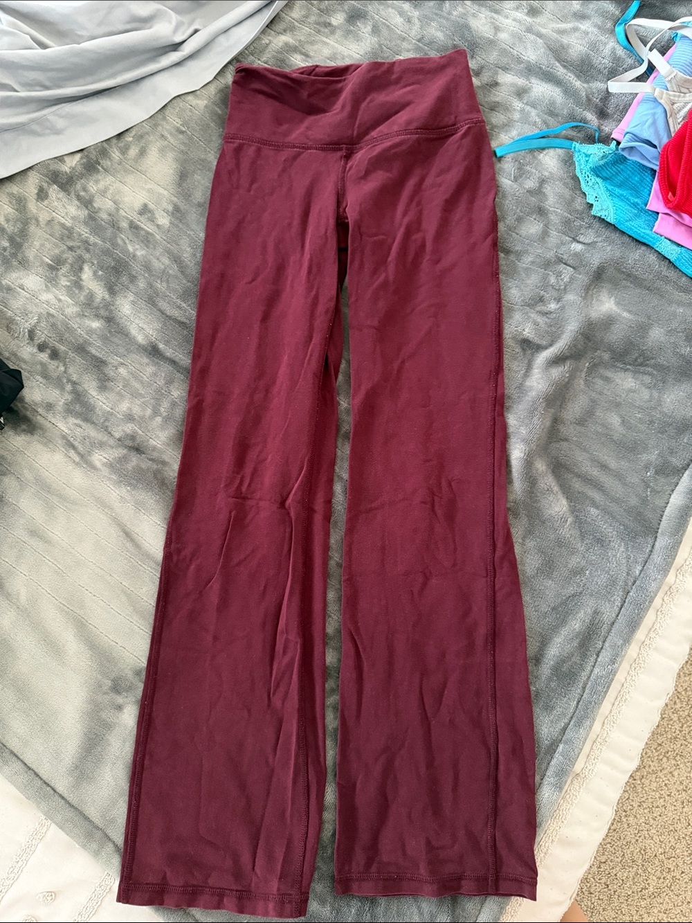 Xersion Maroon Flared Yoga Pants